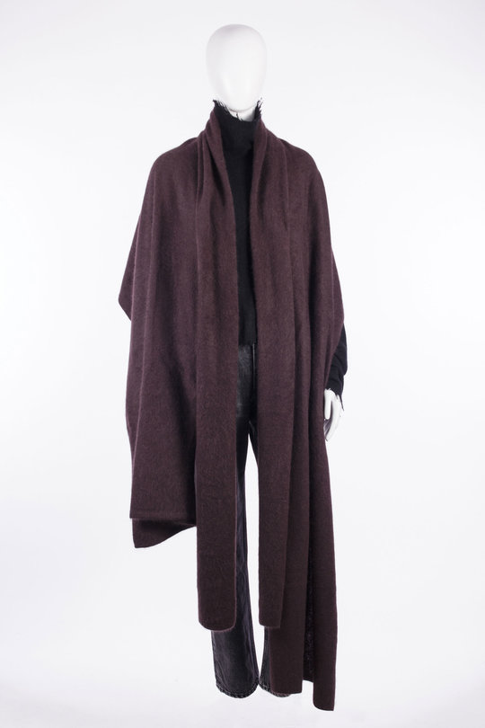 Schal 226 1417709 purpel, RUNDHOLZ