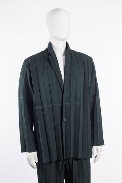 Sakko HP68-FD165 green, Homme Plissé Issey Miyake