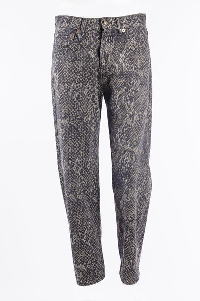 Jeans R13W5083-D462A BF Jean brown snake jacquard, R 13