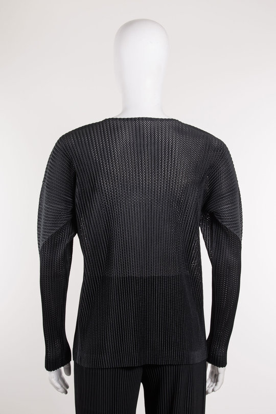 Longsleeve HP56-JK370 black, Homme Plissé Issey Miyake