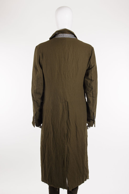 Mantel M3510MOD Cappotto Leo No Pell olive, Masnada
