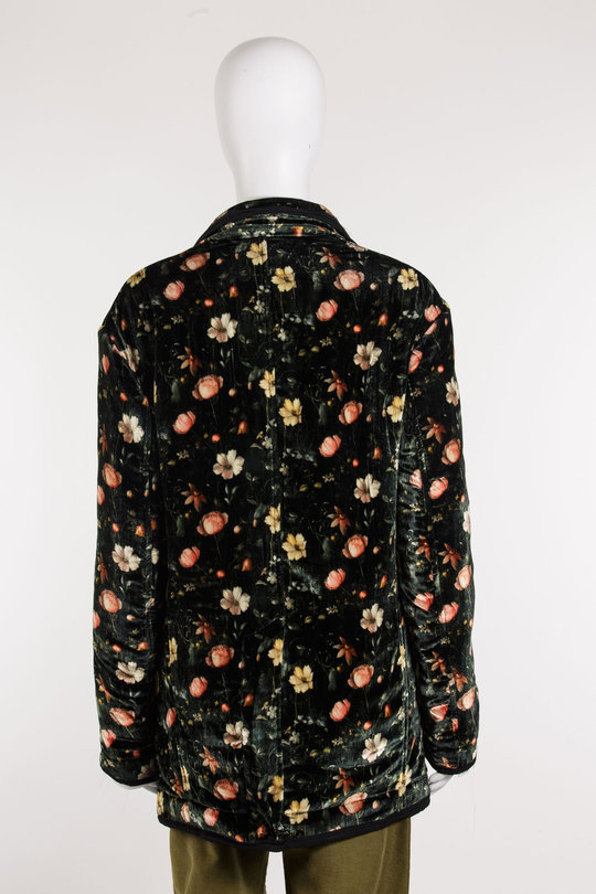 Sakko R13WR527 Blazer With Chiffon Trim multi, R 13