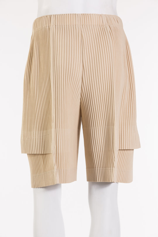 Shorts HP46-JF172 beige cargo, Homme Plissé Issey Miyake
