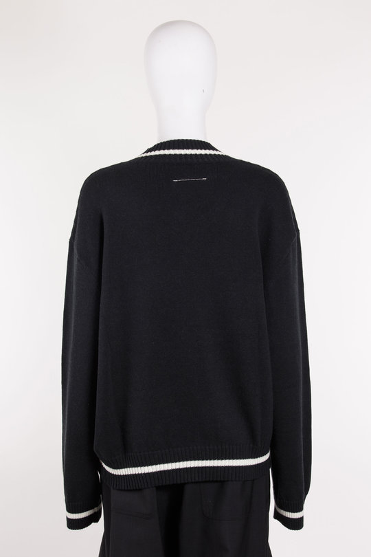Pullover SH0HN0002 black/ white, MM6