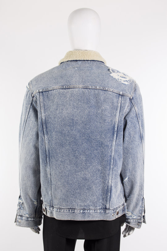 Jeansjacke S62AN0016 light blue denim, MM6