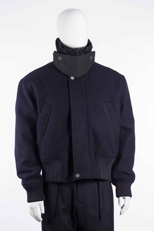 Jacke CGAW26WOJKT125 Washed Wool Flight Jacket navy, CRAIG GREEN
