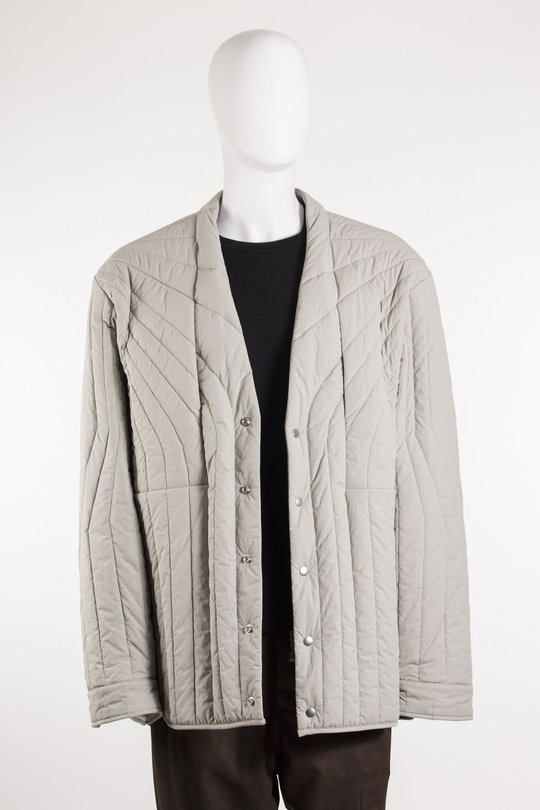 Jacke RU02E1755 MTT1 LS Quilted Liner pearl, Rick Owens