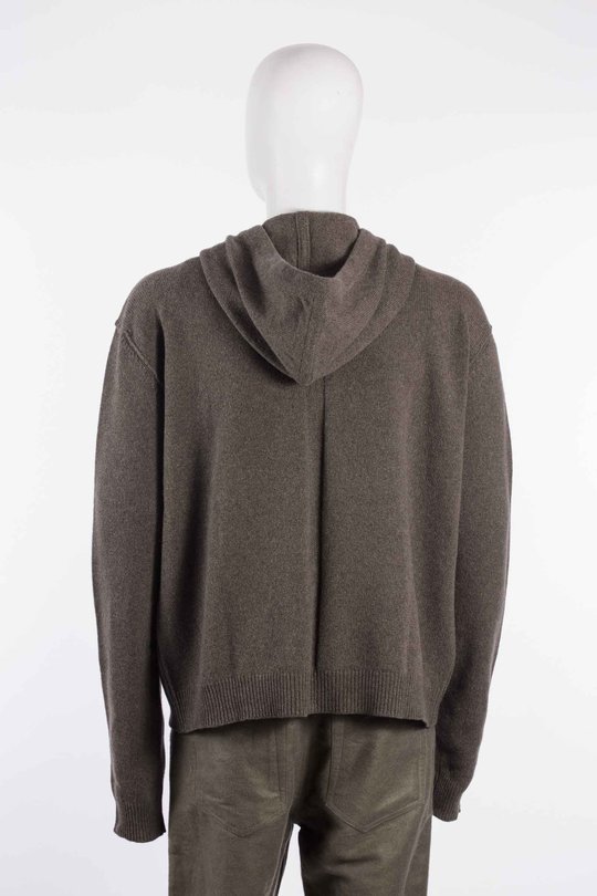 Jacke RU02F4614 WSBR ZIPPED HOODIE dust, Rick Owens