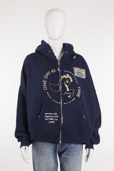 Jacke Trtmnt Cntr Zip Hoody navy, Paly Hollywood