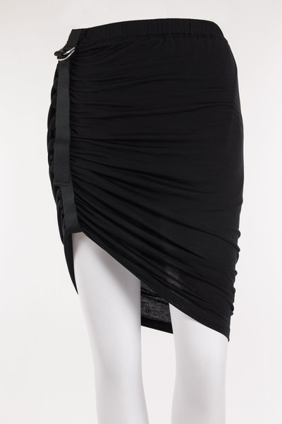 Rock P01HW301 Wind Mini Skirt black, Helmut Lang