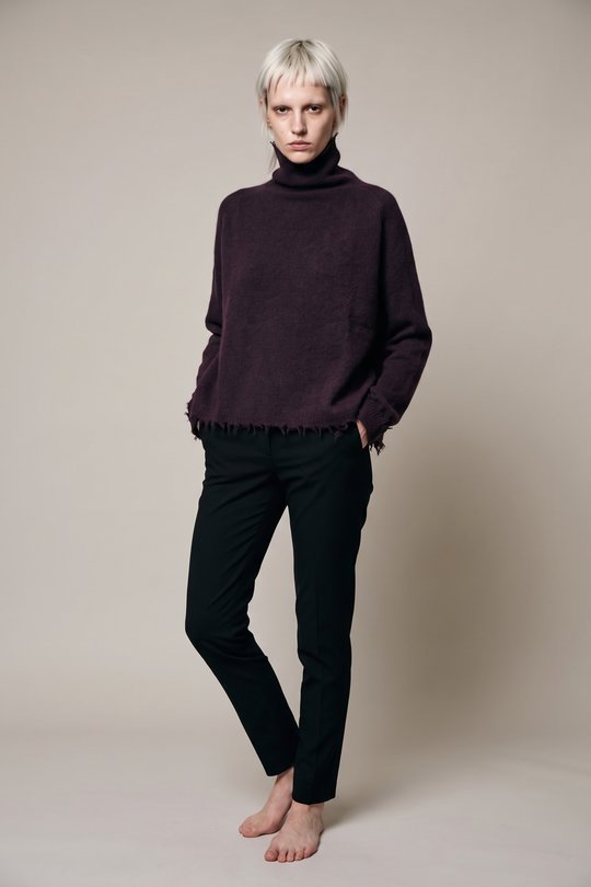 Pullover 226 133 07 08 purple, RUNDHOLZ