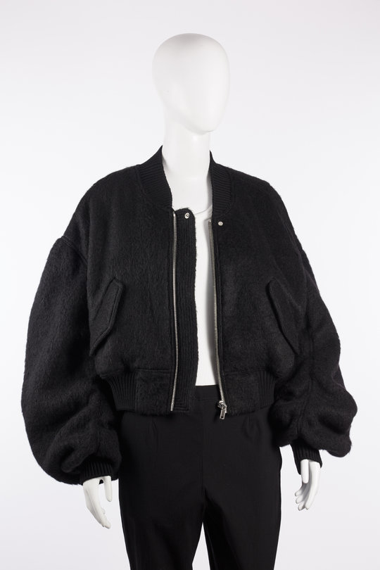 Jacke Secchia Cropped Flight RP02F5702 black, Rick Owens
