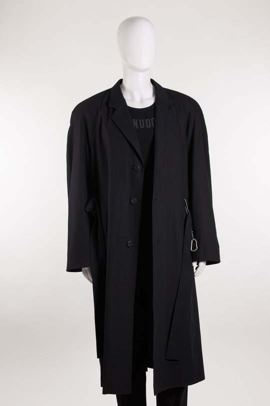 Mantel V88005809 Raglan Trench Chic Release black, MAGLIANO