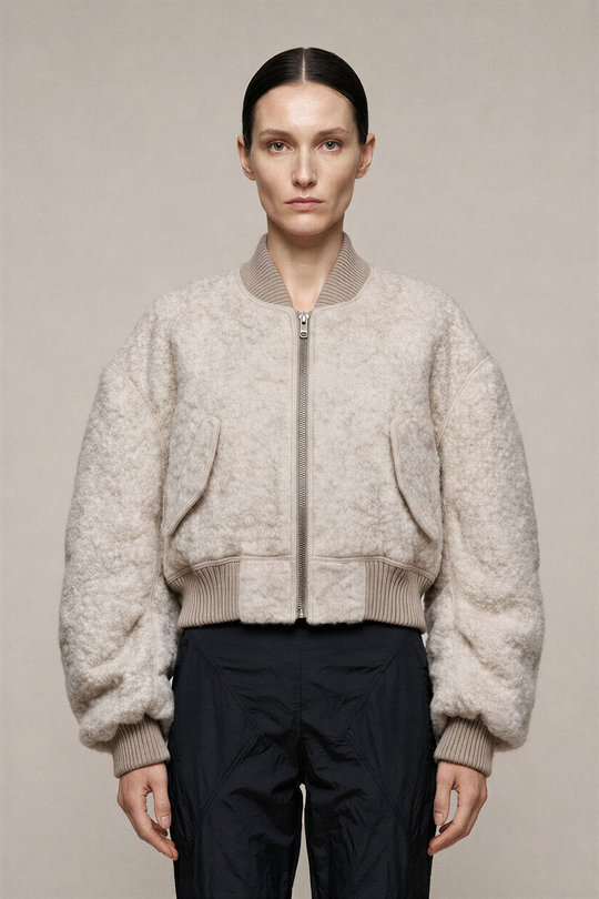 Jacke RP02F5702 WPA Secchia Cropped Flight rose, Rick Owens
