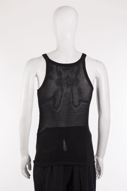 Tanktop Shirt Mesh Canotta black, MAGLIANO