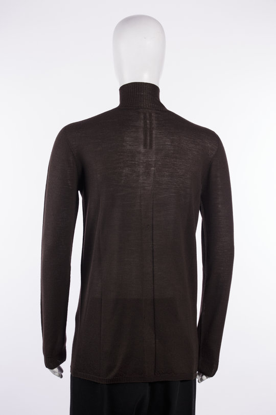 Pullover RU02F4824 M Level Turtle brown, Rick Owens