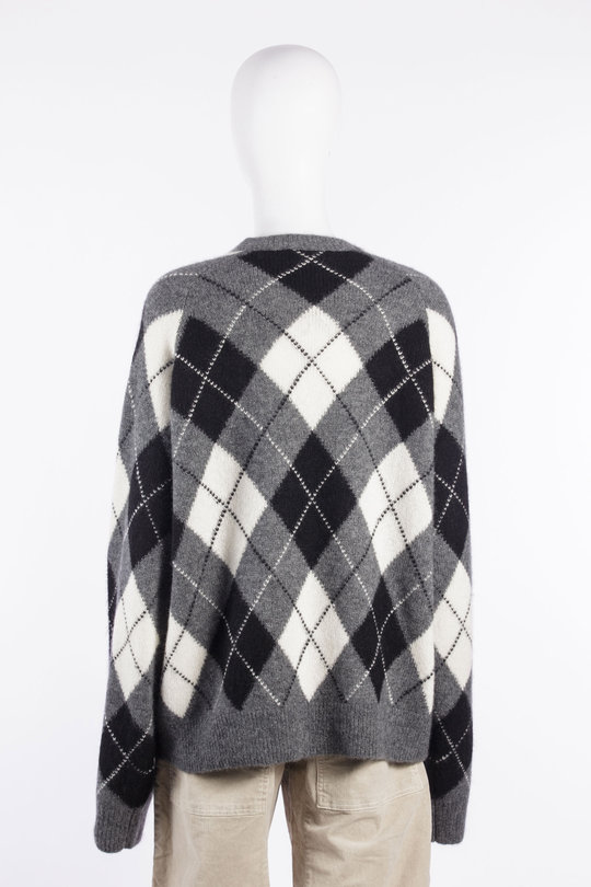 Pullover Feron Argyle Sweater 81709Y392, Nili Lotan