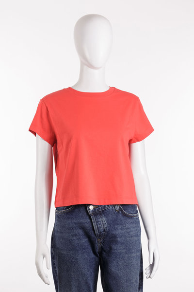 T-Shirt Adine Shrunken Tee A7180-I red, Agolde