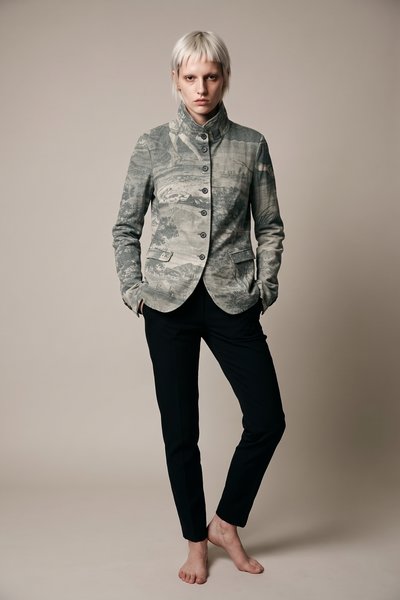 Blazer 126 278 11 02 seaweed print, RUNDHOLZ