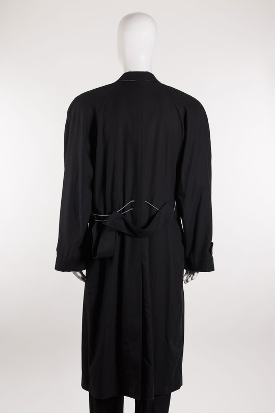 Mantel V88005809 Raglan Trench Chic Release black, MAGLIANO