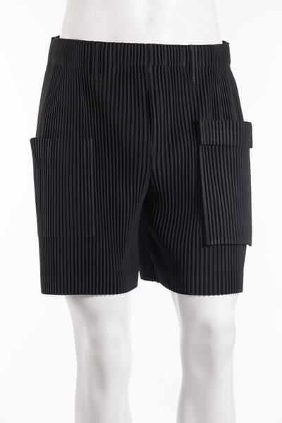Shorts HP66-JF222 black, Homme Plissé Issey Miyake