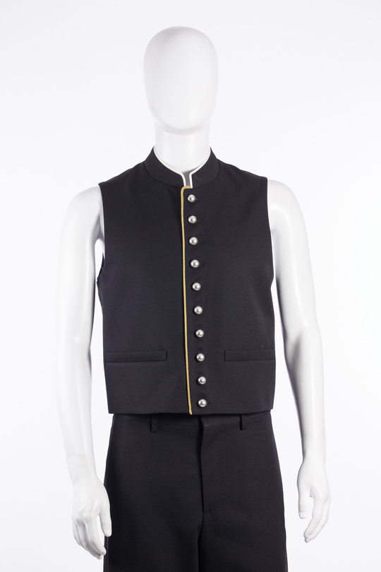 Weste Kyle Straight Diplomatic Waistcoat black, Ann Demeulemeester