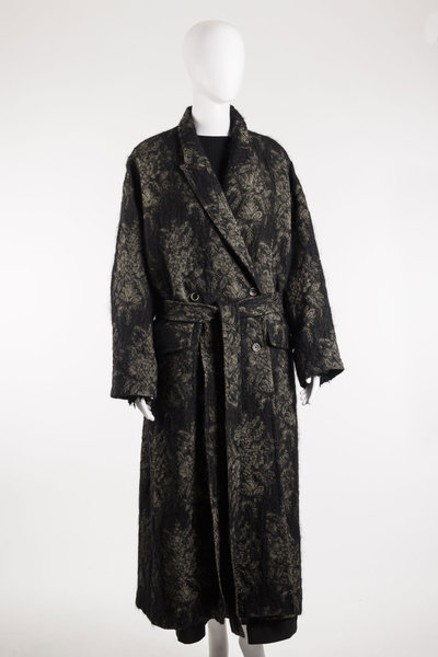 Mantel W5 W UW8052 Cicero Coat Trinidad D1 black/tan, Uma Wang