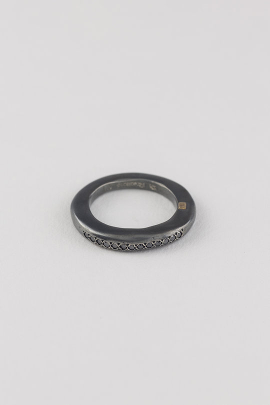 Ring mit schwarzen Diamanten black, Rosa Maria Jewellery
