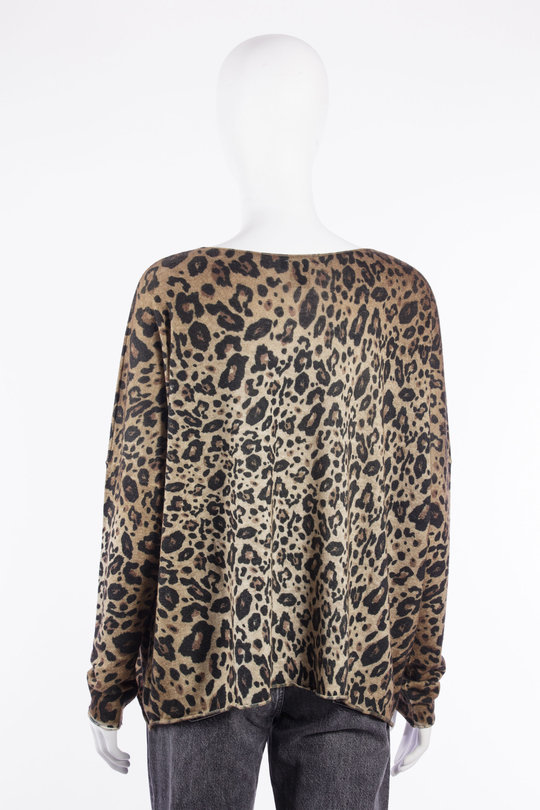 Pullover 226WD1583CSMSV-HL leopard, Avant Toi