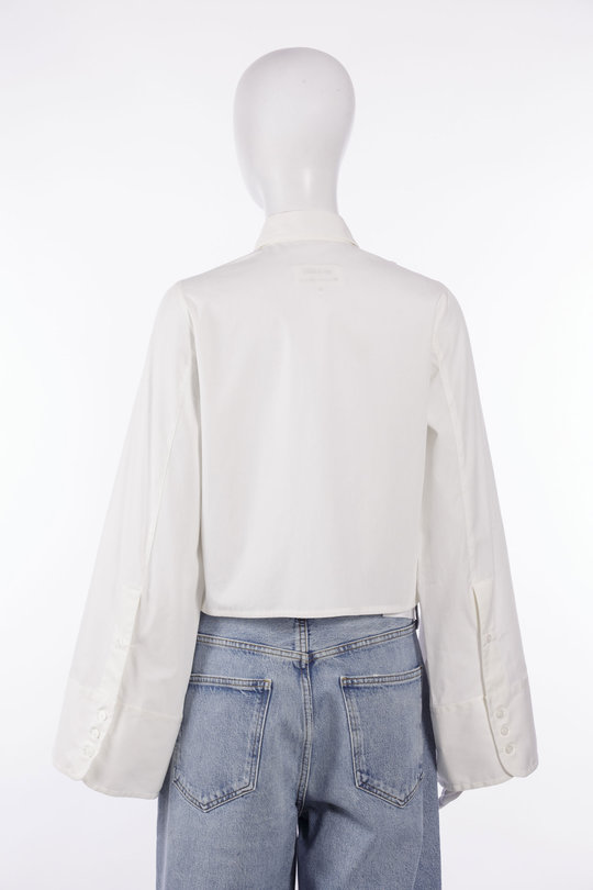 Bluse S52DT0044 white, MM6