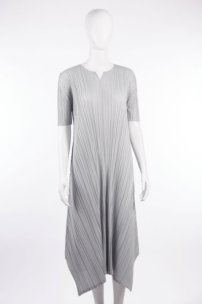 Kleid PP66-JH286 grey, Pleats Please  Issey Miyake